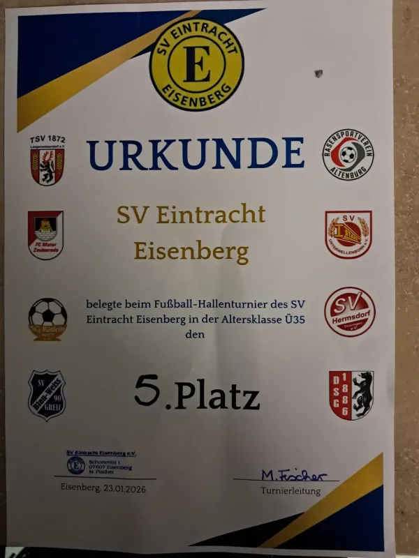 EINTRACHT- OLDIES SCHEITERN IM VIERTELFINALE