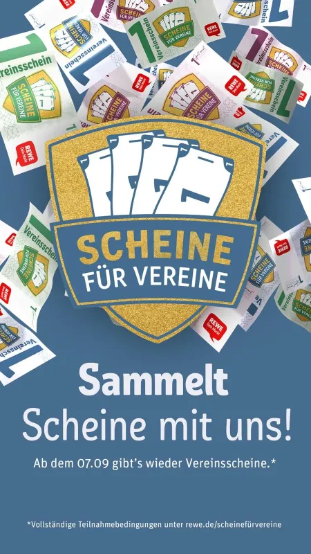 Aktion " Scheine für Vereine" - E 2- Junioren sind dabei